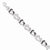 Sterling Silver Black & White Diamond Bracelet