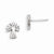 Sterling Silver Cross Mini Earrings