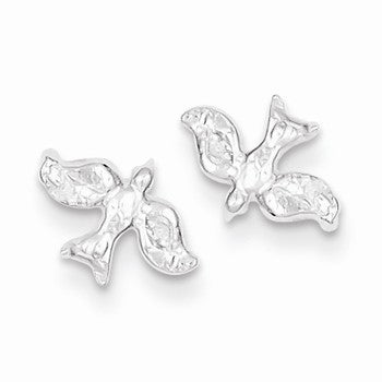 Sterling Silver Dove Mini Earrings