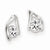 Sterling Silver CZ Post Earrings