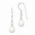 Sterling Silver freshwater Cultured Pearl Earrings