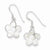 Sterling Silver Mother of Pearl Flower Earrings