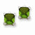 Sterling Silver Green CZ Earrings
