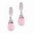 Sterling Silver Pink CZ Earrings