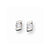 Sterling Silver CZ Post Earrings