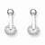 Sterling Silver CZ Post Earrings