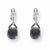 Sterling Silver CZ Crystal Post Earrings