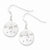 Sterling Silver S& Dollar Earrings