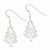 Sterling Silver Christmas Tree Earrings