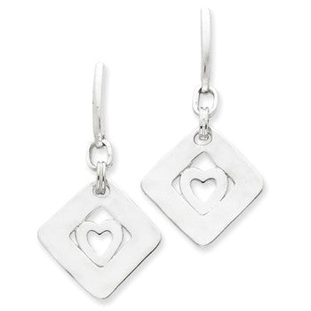 Sterling Silver Hammered Earrings