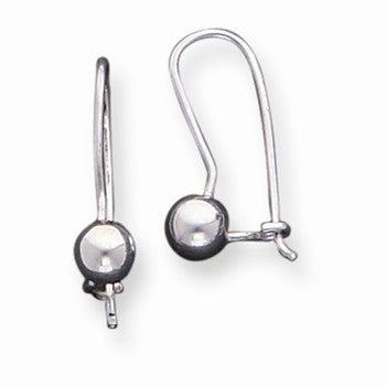 Sterling Silver 4mm Ball Earrings