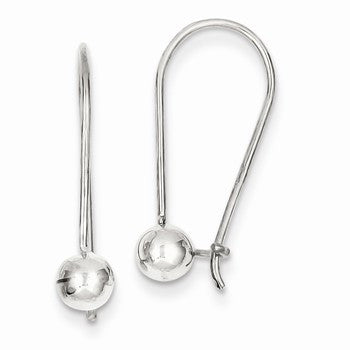 Sterling Silver 5mm Ball Earrings