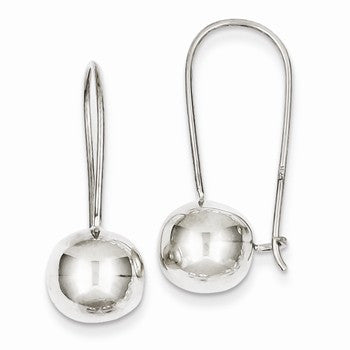 Sterling Silver 10mm Ball Earrings