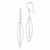 Sterling Silver Multi-Hoop Dangle Earrings