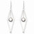 Sterling Silver 8mm Ball Dangle Earrings