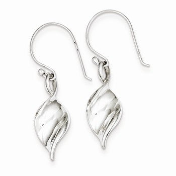 Sterling Silver Fancy Twist Earrings