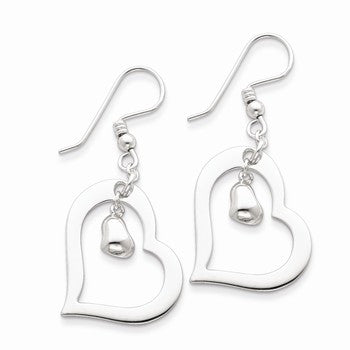 Sterling Silver Heart Earrings