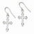 Sterling Silver Cross Earrings