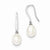 Sterling Silver Freshwater Pearl Dangle Earrings