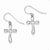 Sterling Silver Cross Earrings