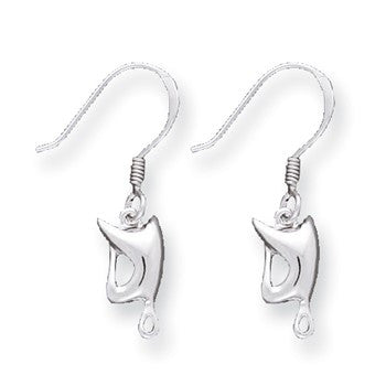 Sterling Silver Saddle Dangle Earrings