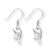 Sterling Silver Saddle Dangle Earrings