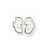 Sterling Silver ABC Block Mini Earrings