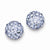 Sterling Silver Blue Stellux Crystal Earrings