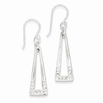 Sterling Silver w/ Stellux Crystal Earrings