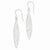 Sterling Silver w/ Stellux Crystal Oval Earrings