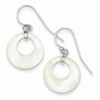 Sterling Silver Mother of Pearl Earrings