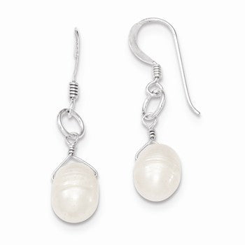 Sterling Silver Freshwater Cultured Pearl Earrings