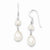 Sterling Silver Freshwater Cultured Pearl Dangle Earrings