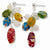 Sterling Silver Kung Sei Beads Quartz Earrings