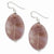 Sterling Silver Brown Agate Earrings