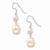 Sterling Silver Champagne Cream Freshwater Cultured Pearl Earrings