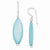 Sterling Silver Blue Mother of Pearl Earrings