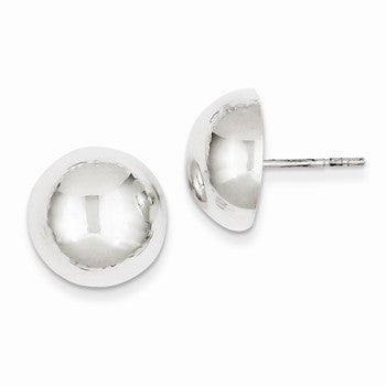 Sterling Silver button Earrings