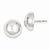 Sterling Silver button Earrings