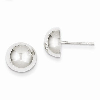 Sterling Silver button Earrings