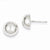 Sterling Silver button Earrings