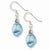 Sterling Silver Light Blue Freshwater Cultured Pearl Earrings