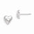 Sterling Silver Heart Earring, Jewelry Earrings
