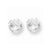 Sterling Silver 8mm Round 4 Prong CZ Stud Earrings