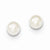 Sterling Silver 4-4.5mm White FW Cult Button Pearl Stud Earrings