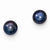 Sterling Silver Black 4-5mm Freshwater Cultured Button Pearl Stud Earring, Jewelry Earrings