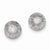 Sterling Silver Satin Finish Post Earrings