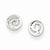 Sterling Silver Swirl Post Earrings