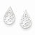 Sterling Silver Filigree Post Earrings