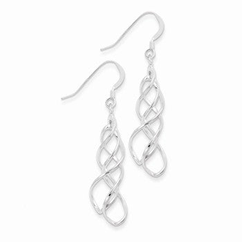 Sterling Silver Shepherd Hook Earrings